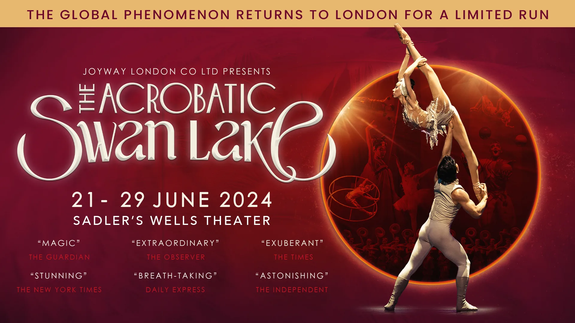 the Acrobat Ballet Swan Lake
